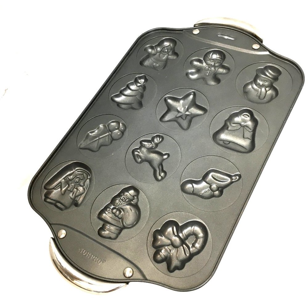NORPRO Holiday Cookie Nonstick Pan NWOT